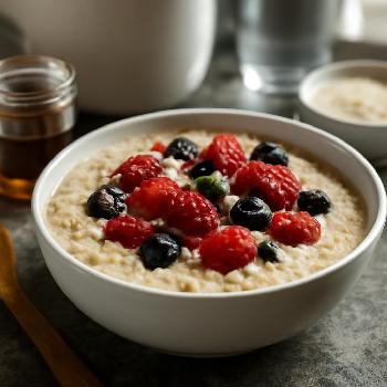 Porridge de Quinoa au Lait de Coco et Fruits Rouges