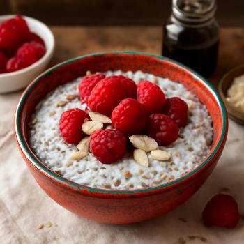 Pudding Chia Framboise Faible en Glucides