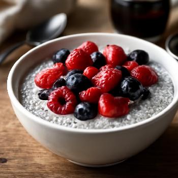 Pudding de Chia aux Fruits Rouges