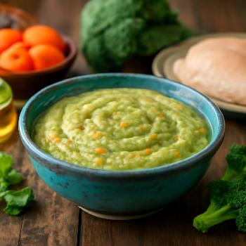 Purée Complète Poulet, Carotte et Brocoli pour Bébé