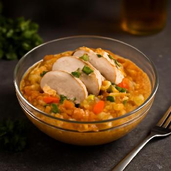 Purée de Légumineuses et Poulet Enrichie pour Seniors