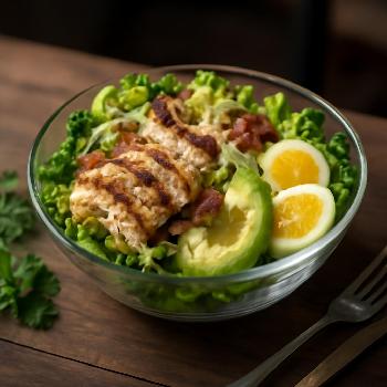 Salade César revisitée faible en glucides