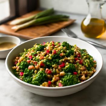 Salade de Quinoa Anti-Inflammatoire aux Brocolis, Grenade et Noix