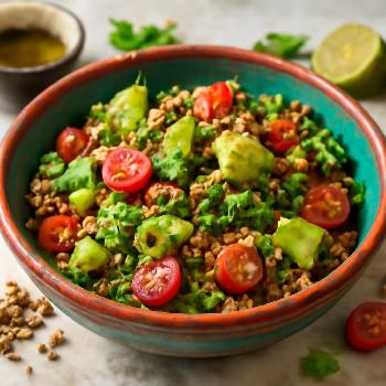 Salade de Sarrasin et Avocat Sans Gluten