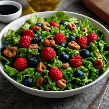 Salade Verte Anti-Inflammatoire aux Noix et Baies