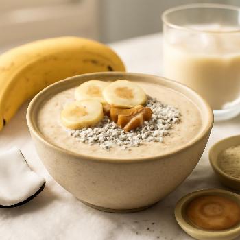 Smoothie Paléo Banane-Amande-Coco