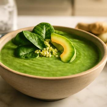 Smoothie Vert à l'Avocat Paléo