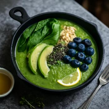 Smoothie Vert Anti-Inflammatoire au Petit-Déjeuner