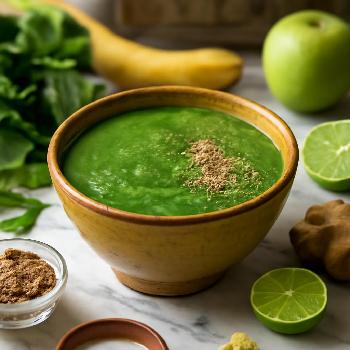 Smoothie Vert Détox pour la Santé Intestinale