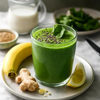 Smoothie Vert Énergisant Végétalien