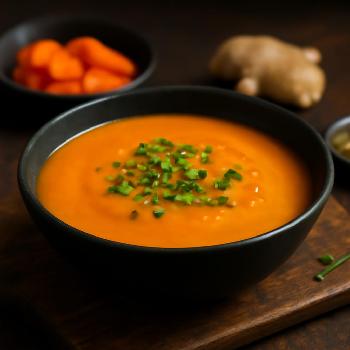 Soupe de Carottes et Gingembre (Faible en FODMAP)