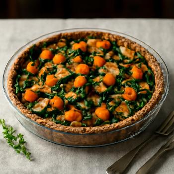 Tarte aux Légumes d'Automne en Croûte de Noix