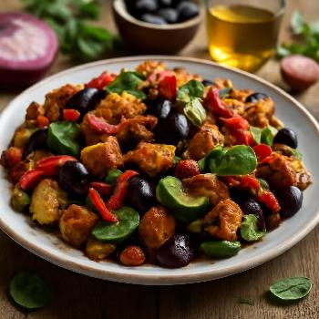 Tempeh Sauté à la Méditerranéenne