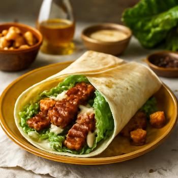 Wrap au Tempeh façon César