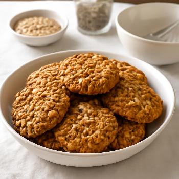 Biscuits à l'avoine et graines de tournesol sans noix
