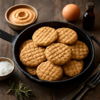 Biscuits au beurre de cacahuète sans gluten ultra-rapides