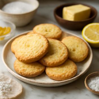 Biscuits Sablés au Citron : Une douceur acidulée