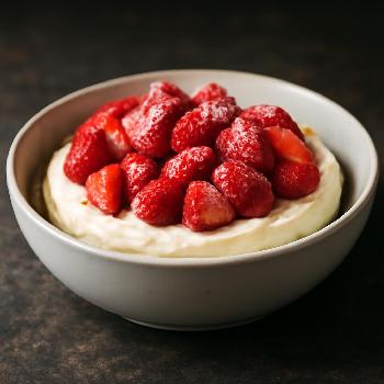 Cheesecake aux Fraises Crémeux