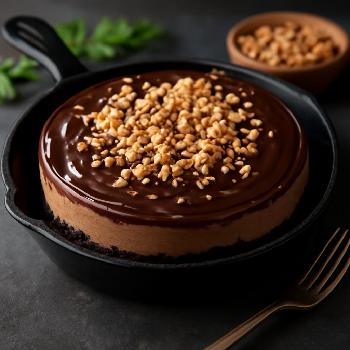 Cheesecake Sans Cuisson Chocolat et Noisettes