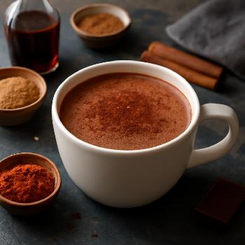 Chocolat Chaud Mexicain Épicé au Piment d'Espelette