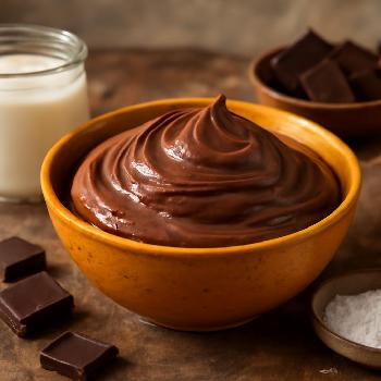 Crème Fouettée au Chocolat Facile