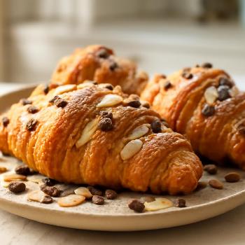 Croissants Amande et Pépites de Chocolat