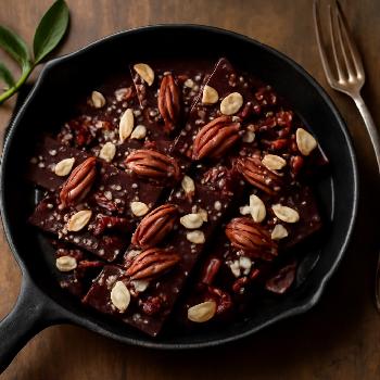Écorce de Chocolat Noir aux Noix et Fruits Secs