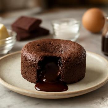 Fondant au Chocolat Individuel au Micro-Ondes