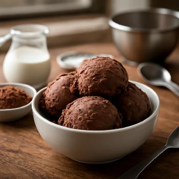 Gelato au Chocolat Noir Intense