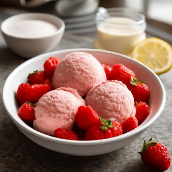 Glace à la Fraise du 18ème Siècle : Une Douceur d'Été d'Antan