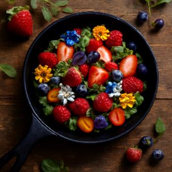 Jardin de Fruits Comestible: Un Dessert Artistique