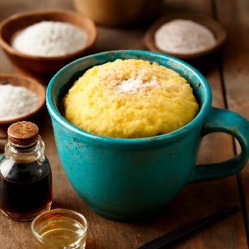 Mug Cake Vanille Simple au Micro-ondes