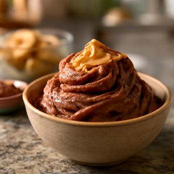 Nice Cream Banane Chocolat Beurre de Cacahuète : Un Dessert Express