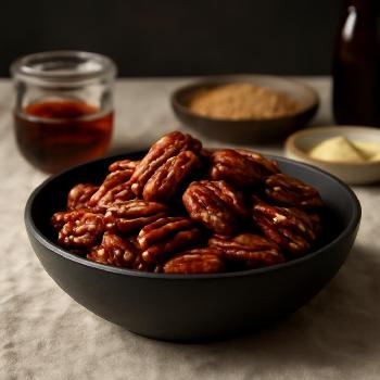 Noix de Pécan Caramélisées à l'Érable