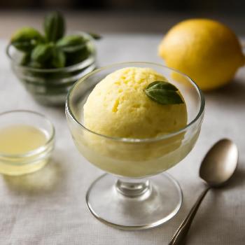 Sorbet Citron Basilic Vegan
