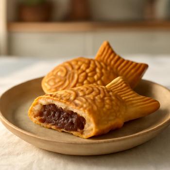 Taiyaki Traditionnel à l'Anko (Pâte de Haricots Rouges)