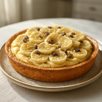 Tarte à la Crème de Banane Facile