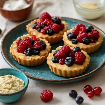 Tartelettes aux Fruits Rouges et Crème d'Amande