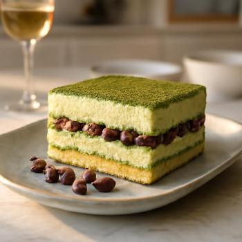 Tiramisu Matcha et Azuki
