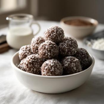 Truffes au Chocolat Noix de Coco Faciles