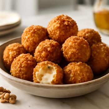 Boulettes de Fromage Frites au Camembert et aux Noix