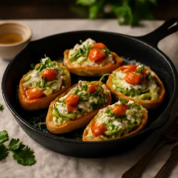 Crostinis au Crabe et à l'Avocat