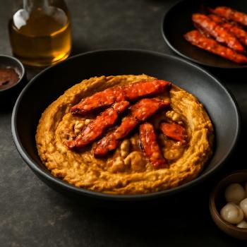 Houmous aux Carottes Rôties