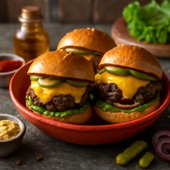 Mini Burgers Gourmands au Fromage Coulant