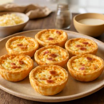 Mini Quiches Lorraine Faciles et Rapides
