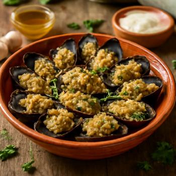 Moules Farcies à la Thermidor