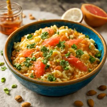 Salade de Couscous aux Agrumes et Amandes Grillées