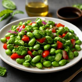 Salade d'Edamame Rafraîchissante à la Menthe et Citron Vert