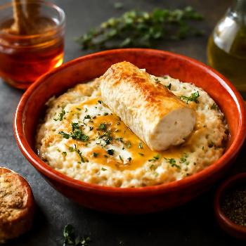 Tartinade de Chèvre Rôtie au Miel et Thym