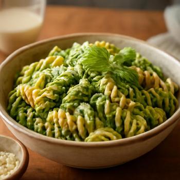 Torsades Bicolores au Pesto et Parmesan